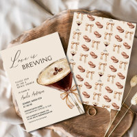 Love is Brewing Espresso Martini Bridal Shower