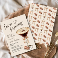 Love is Brewing Espresso Martini Bridal Shower