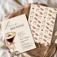 Love is Brewing Espresso Martini Bridal Shower