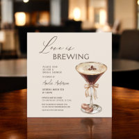 Love is Brewing Espresso Martini Bridal Shower