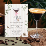 Love is Brewing | Espresso Martini Bridal Shower Invitation<br><div class="desc">Elevate your bridal shower with a sophisticated espresso martini theme. Dive into the details of this heartwarming collection where romance meets caffeine. Espresso martinis are definitely having a moment… again. The delicious drink was a staple of the late ‘90s and now, along with most of the decade’s trends, it’s seeing...</div>