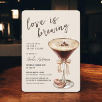 Love is Brewing Espresso Martini Bridal Shower