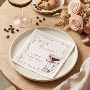 Love is Brewing Espresso Martini Paper Napkin