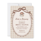 Love is Brewing Gingham Coffee Bridal Shower