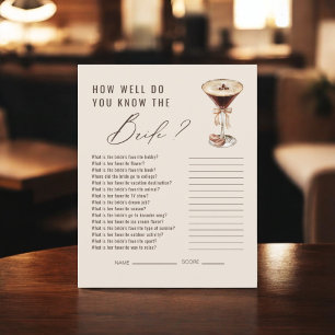 Love is Brewing How Well Do You know the Bride