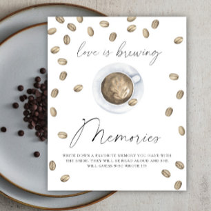 Love is brewing Memories with the bride Poster