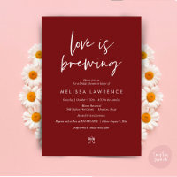 Love is brewing, Perfect Bridal Shower Beer Party