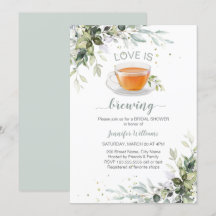 Love is brewing Tea Party Bridal Shower