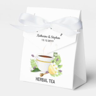 Love Is Brewing Tea Wedding Favor Box