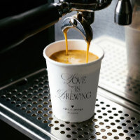 Love is Brewing Wedding Coffee