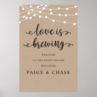 Love is Brewing, Wedding Rehearsal Dinner, Rustic