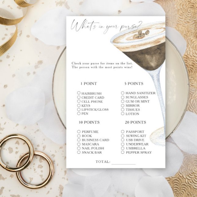 Love is brewing What's in your purse game (Creator Uploaded)