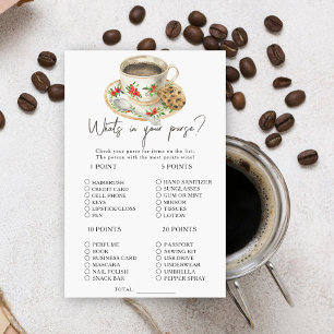 Love is brewing What's in your purse game