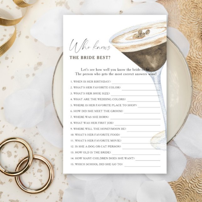 Love is brewing Who knows the bride best (Creator Uploaded)