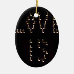 Love Is Ceramic Ornament