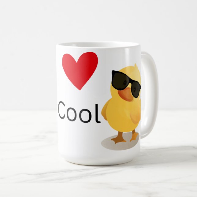 Love is Cool Coffee Mug (Front Right)