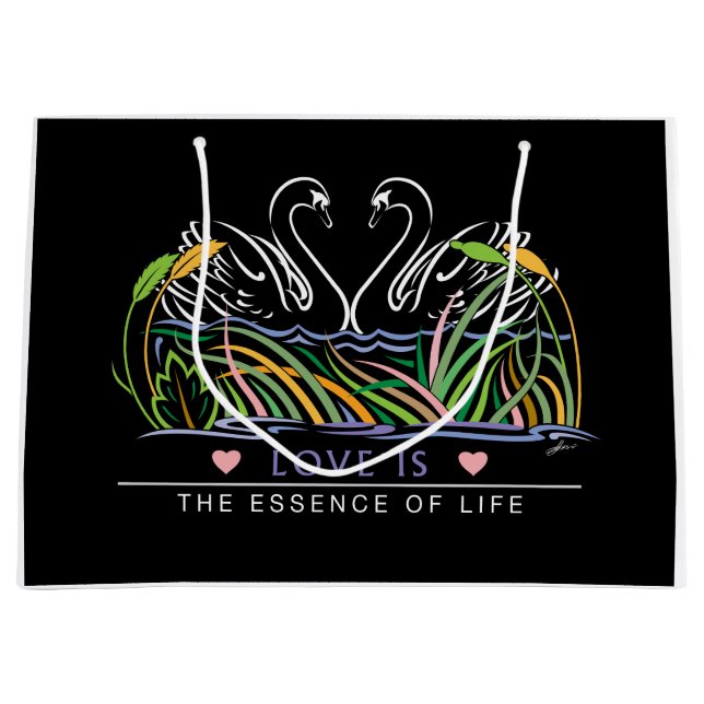 Love is Essence Large Gift Bag (Front)