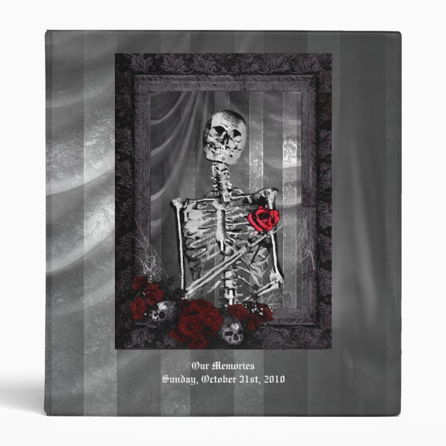 Love Is Eternal Gothic Wedding Album Binder (Front)