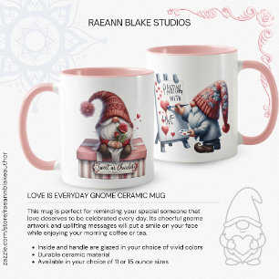 Love is Everyday Gnome Ceramic Mug