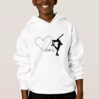 Love is Figure Skating, Girl Skater & Heart