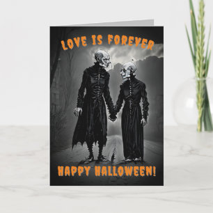 Love is Forever Halloween Rhyme Card