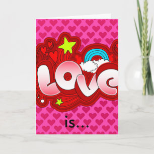 Love is... Greeting Card. Card