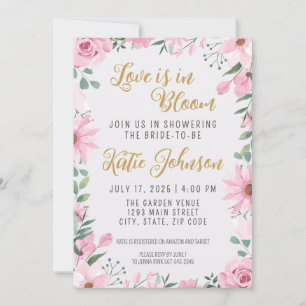 Love is in Bloom Bridal Shower Invitation