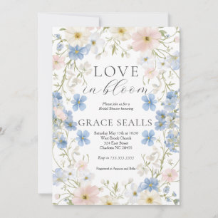 Love Is In Bloom Bridal Shower Invitation