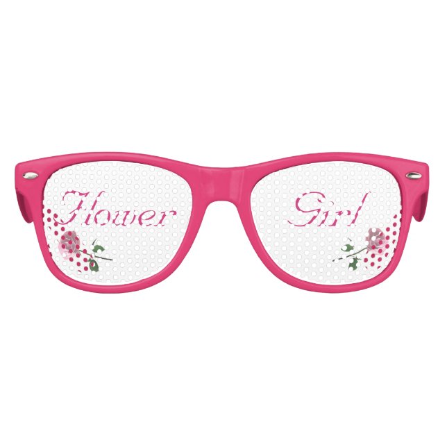 Love is in Bloom Flower Girl Kids Sunglasses (Front)