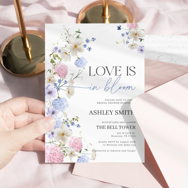 Love Is in Bloom Invitation | Floral Bridal Shower (Creator Uploaded)