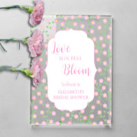 Love Is In Bloom Pink Floral Bridal Shower