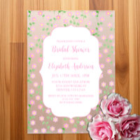 Love Is In Bloom Pink Floral Bridal Shower