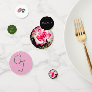 Love is in Bloom Rose Wedding Confetti