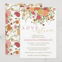 Love is in Bloom Spring Boho Floral Bridal Shower