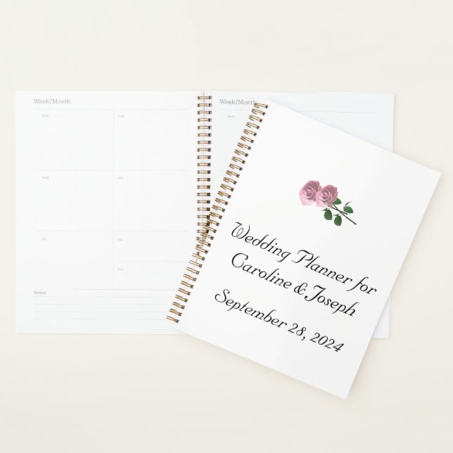 Love is in Bloom White Wedding Planner (Display)