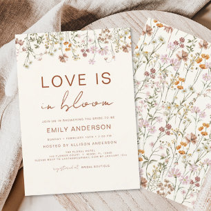 Love is in Bloom Wildflower Bridal Shower