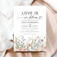 Love is in Bloom Wildflower Bridal Shower