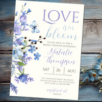 Love Is In Bloom Wildflower Floral Bridal Shower