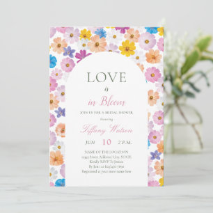 Love is in Bloom Wildflower Garden Bridal Shower Invitation