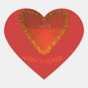 Love is in My Heart Sticker