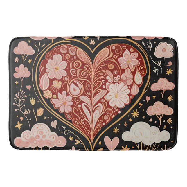 Love is in the Air Bath Mat (Front)
