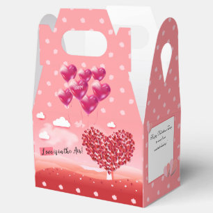 "Love is in the Air!" beautiful Love tree Hearts Favor Box