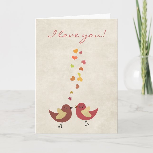 Love is in the air card (Front)