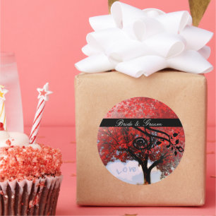 Love is in the air...change to your favourite quot classic round sticker