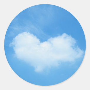 Love Is In The Air Classic Round Sticker