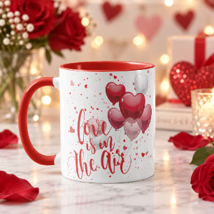 Love Is In The Air Personalized Mug