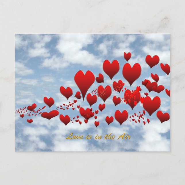 love is in the air postcard (Front)