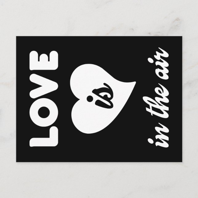 Love is in the air postcard (Front)