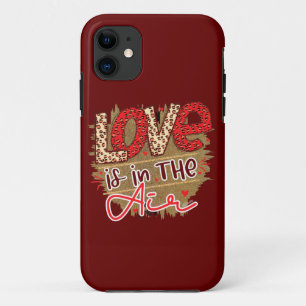LOVE IS IN THE AIR romantic valentines day gift iPhone 11 Case