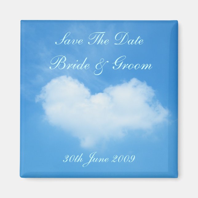 Love Is In The Air Save The Date Magnet (Front)